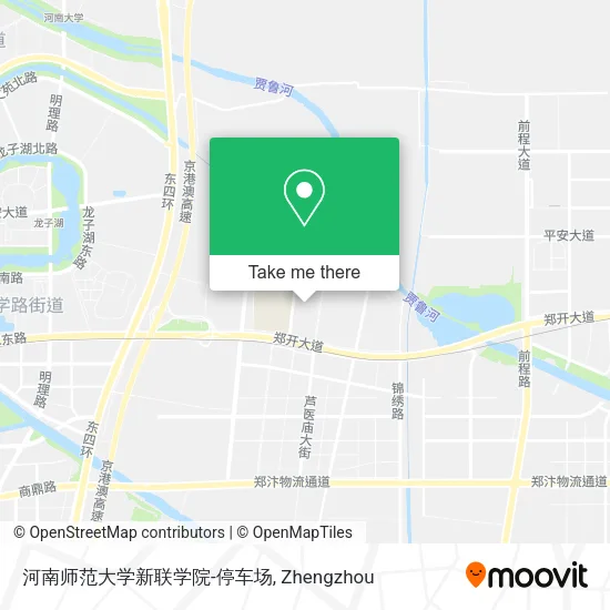 河南师范大学新联学院-停车场 map