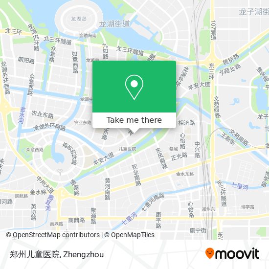 郑州儿童医院 map