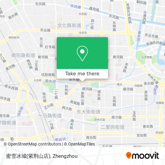 蜜雪冰城(紫荆山店) map