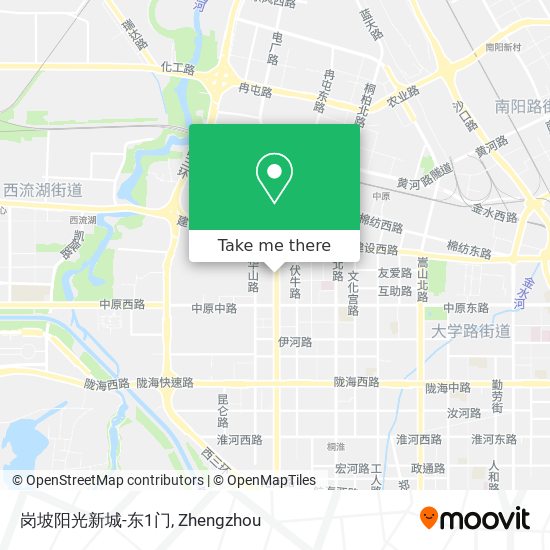 岗坡阳光新城-东1门 map