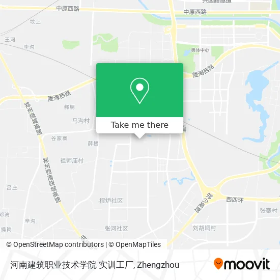 河南建筑职业技术学院 实训工厂 map