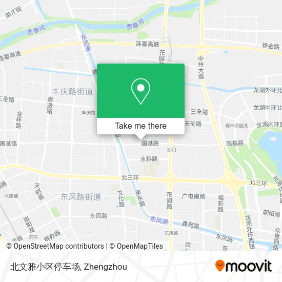 北文雅小区停车场 map