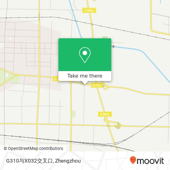 G310与X032交叉口 map