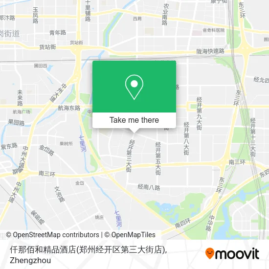 仟那佰和精品酒店(郑州经开区第三大街店) map