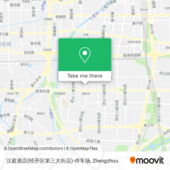 汉庭酒店(经开区第三大街店)-停车场 map