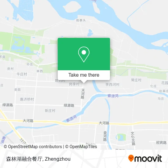 森林湖融合餐厅 map