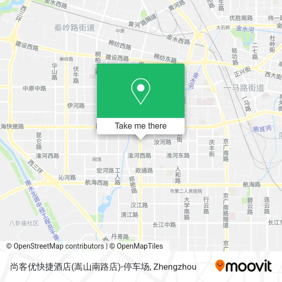 尚客优快捷酒店(嵩山南路店)-停车场 map