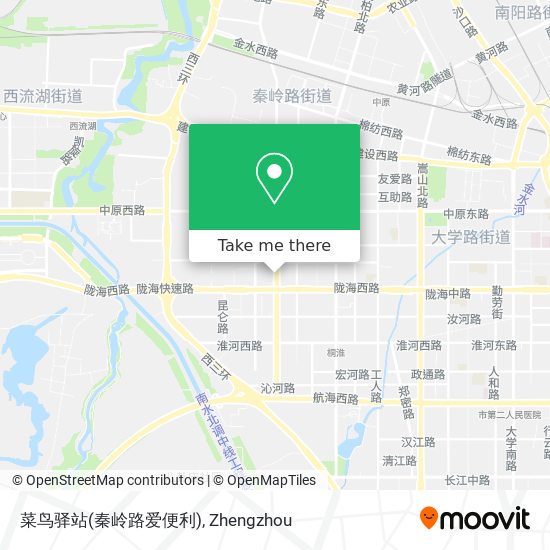 菜鸟驿站(秦岭路爱便利) map