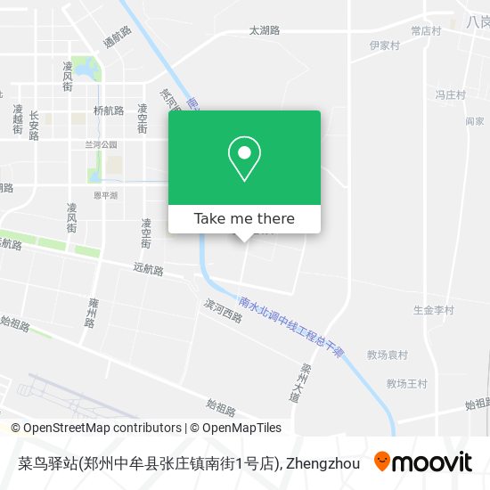 菜鸟驿站(郑州中牟县张庄镇南街1号店) map