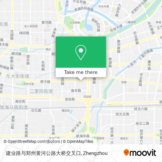 建业路与郑州黄河公路大桥交叉口 map