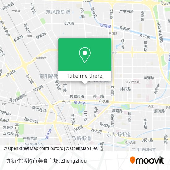 九街生活超市美食广场 map