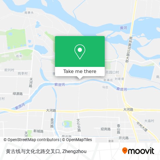 黄古线与文化北路交叉口 map