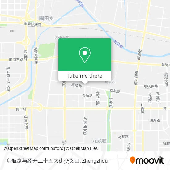 启航路与经开二十五大街交叉口 map
