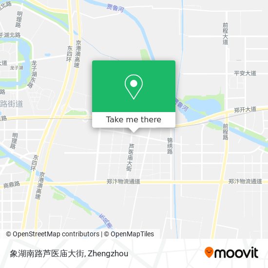 象湖南路芦医庙大街 map