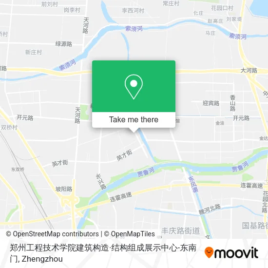 郑州工程技术学院建筑构造·结构组成展示中心-东南门 map