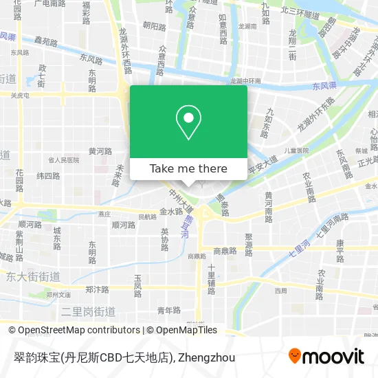 翠韵珠宝(丹尼斯CBD七天地店) map