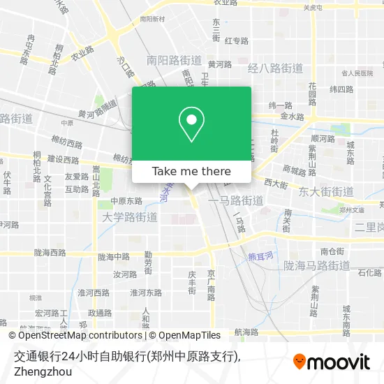 交通银行24小时自助银行(郑州中原路支行) map