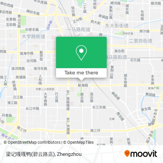 梁记嘎嘎鸭(碧云路店) map