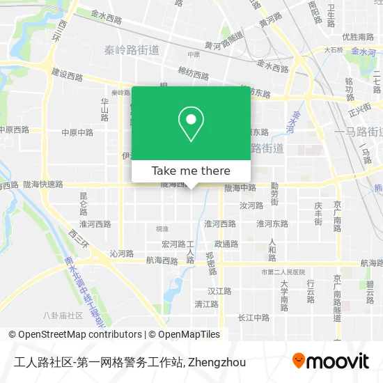 工人路社区-第一网格警务工作站 map