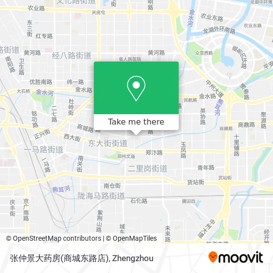 张仲景大药房(商城东路店) map