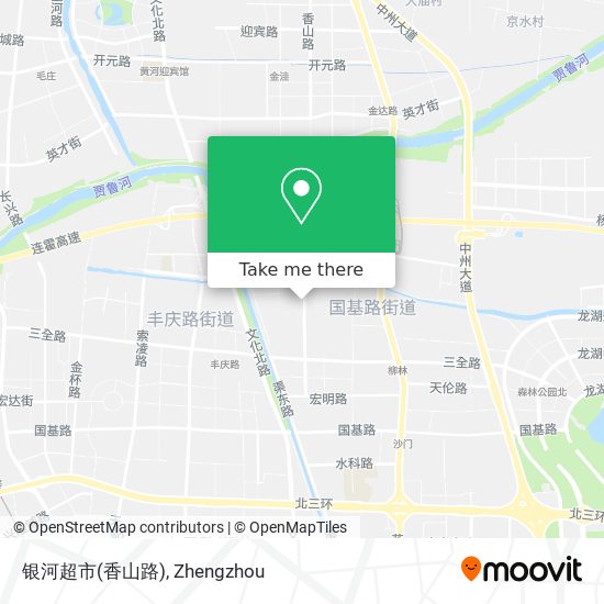 银河超市(香山路) map