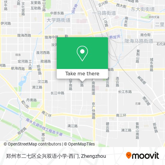 郑州市二七区众兴双语小学-西门 map