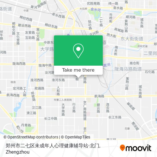 郑州市二七区未成年人心理健康辅导站-北门 map
