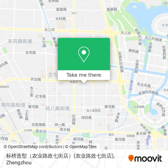 标榜造型（农业路政七街店） map