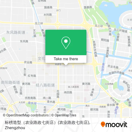 标榜造型（农业路政七街店） map