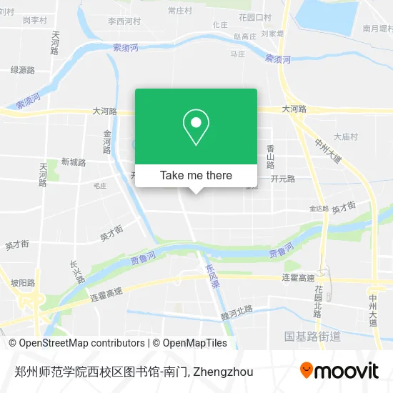 郑州师范学院西校区图书馆-南门 map