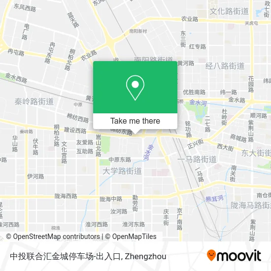 中投联合汇金城停车场-出入口 map