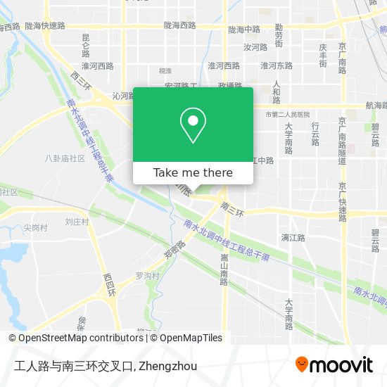 工人路与南三环交叉口 map