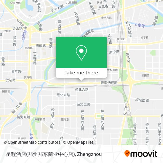 星程酒店(郑州郑东商业中心店) map