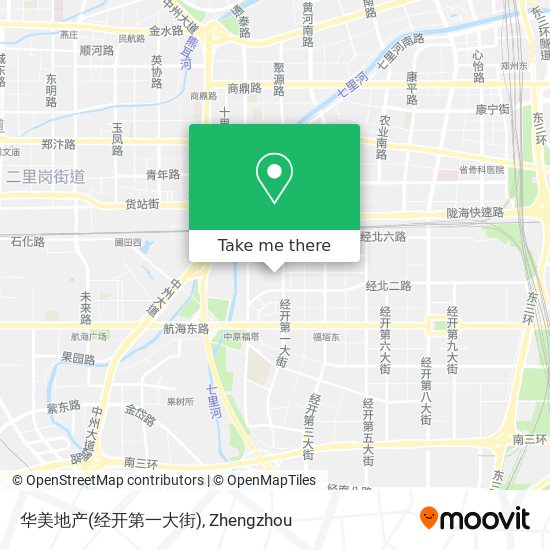华美地产(经开第一大街) map