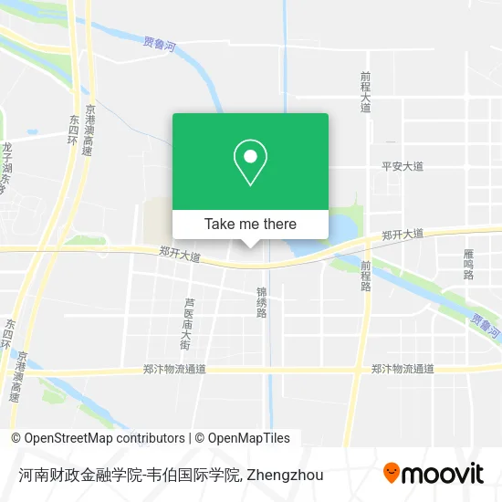 河南财政金融学院-韦伯国际学院 map