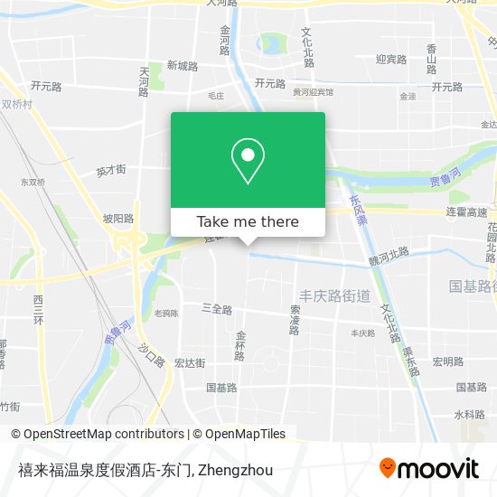 禧来福温泉度假酒店-东门 map