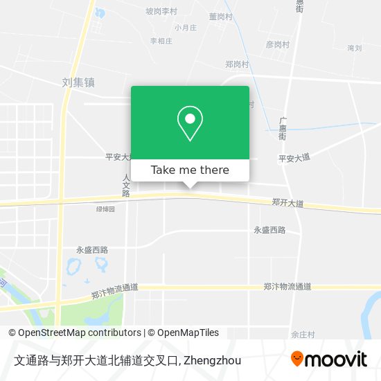 文通路与郑开大道北辅道交叉口 map