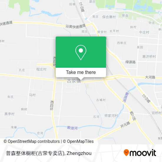 普森整体橱柜(古荥专卖店) map