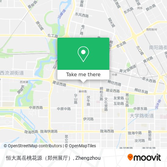 恒大嵩岳桃花源（郑州展厅） map