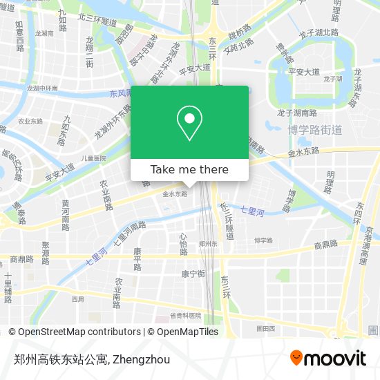 郑州高铁东站公寓 map