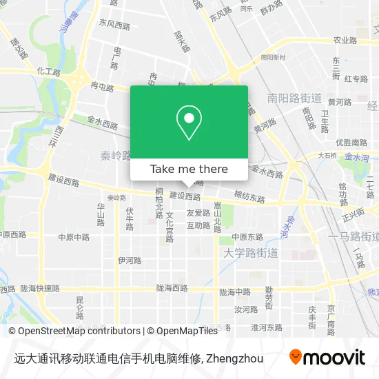 远大通讯移动联通电信手机电脑维修 map