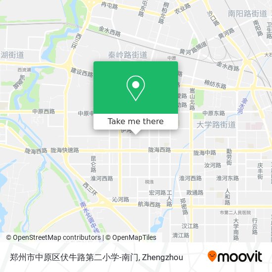 郑州市中原区伏牛路第二小学-南门 map