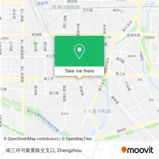 南三环与紫寰路交叉口 map