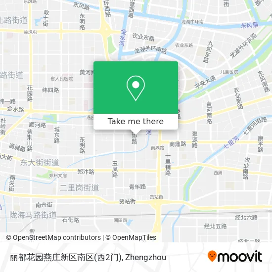 丽都花园燕庄新区南区(西2门) map