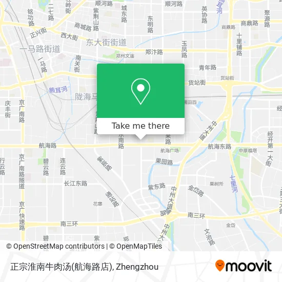 正宗淮南牛肉汤(航海路店) map