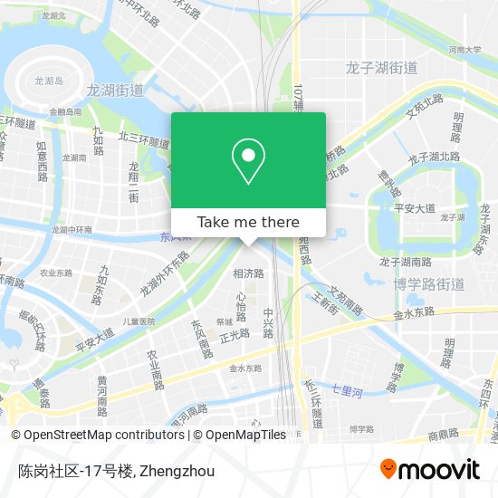 陈岗社区-17号楼 map