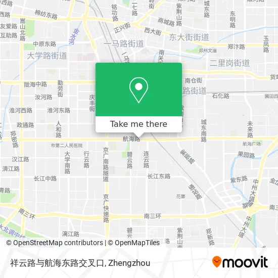 祥云路与航海东路交叉口 map