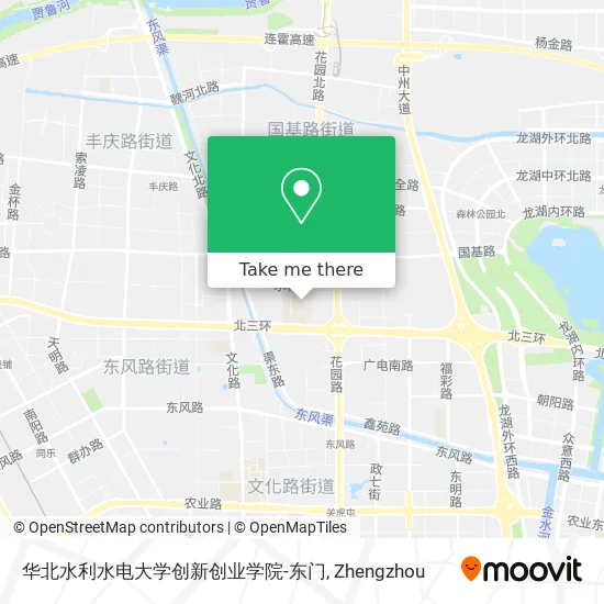 华北水利水电大学创新创业学院-东门 map