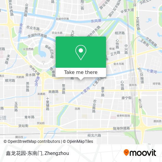 鑫龙花园-东南门 map