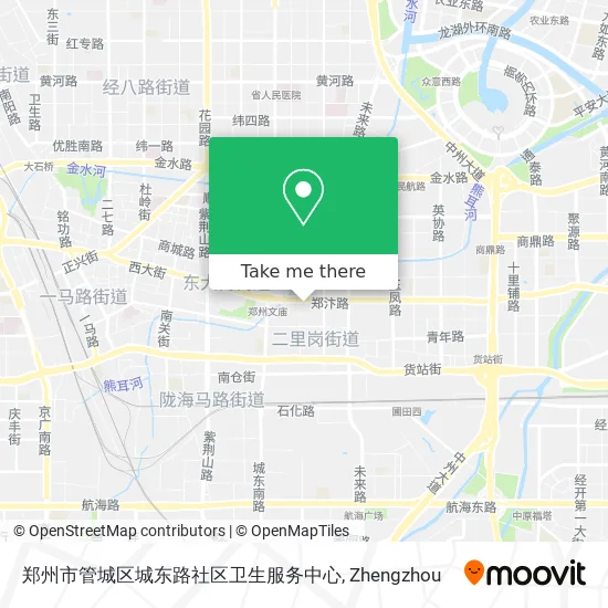 郑州市管城区城东路社区卫生服务中心 map